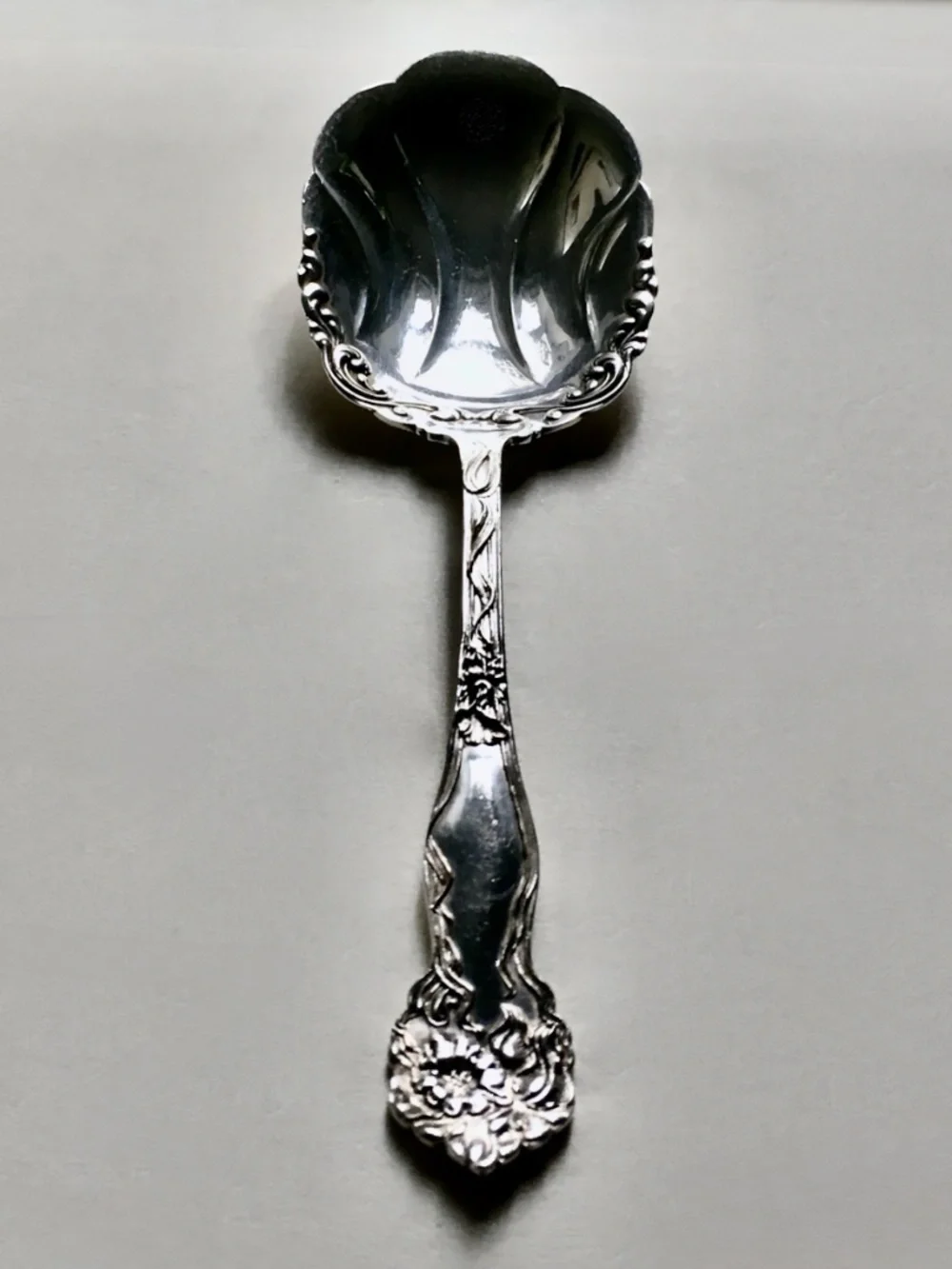 American Silver SP Co. Silver Berry Spoon, C. 1900